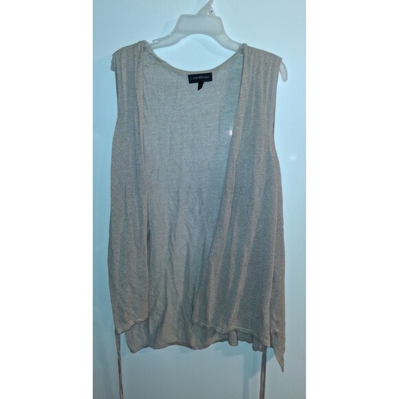 Lane Bryant Tan Vest Sz 22/24 - Picture 1 of 2